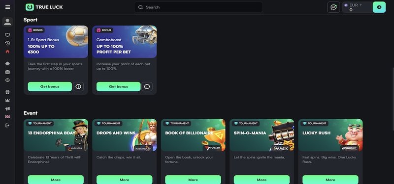 Een glimlach van geluk: wat maakt True Luck Casino zo bijzonder? - overview